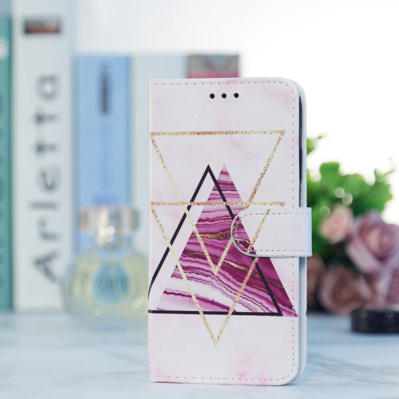 Flip Case voor Samsung Galaxy A33 5G Intens Marmer