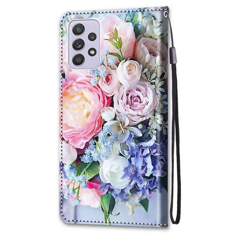 Folio-hoesje voor Samsung Galaxy A33 5G Bloemen Wonder