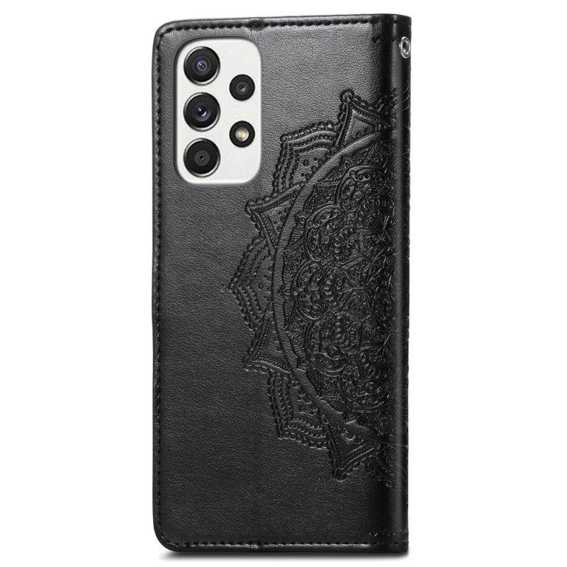 Folio-hoesje voor Samsung Galaxy A33 5G Mandala Middeleeuwen