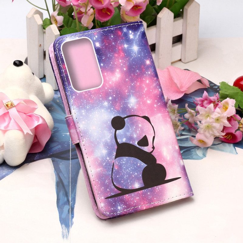 Folio-hoesje voor Samsung Galaxy A33 5G Panda Galaxy