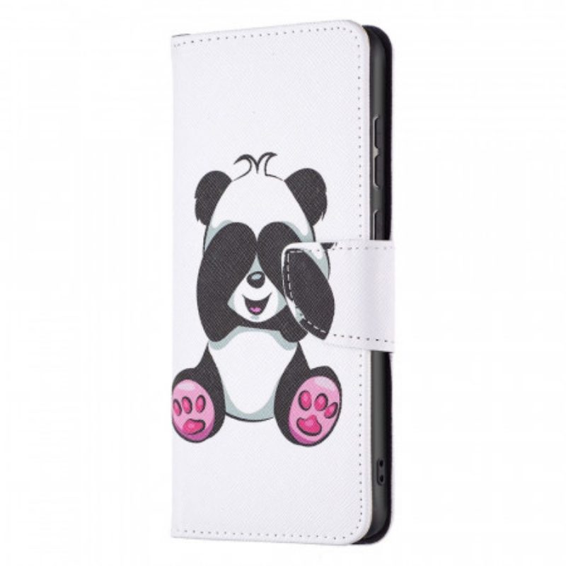 Folio-hoesje voor Samsung Galaxy A33 5G Panda-plezier