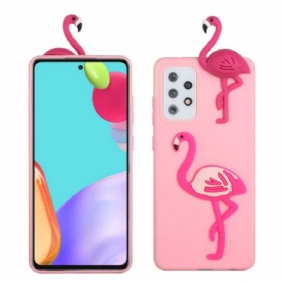 Hoesje voor Samsung Galaxy A33 5G 3d-flamingo