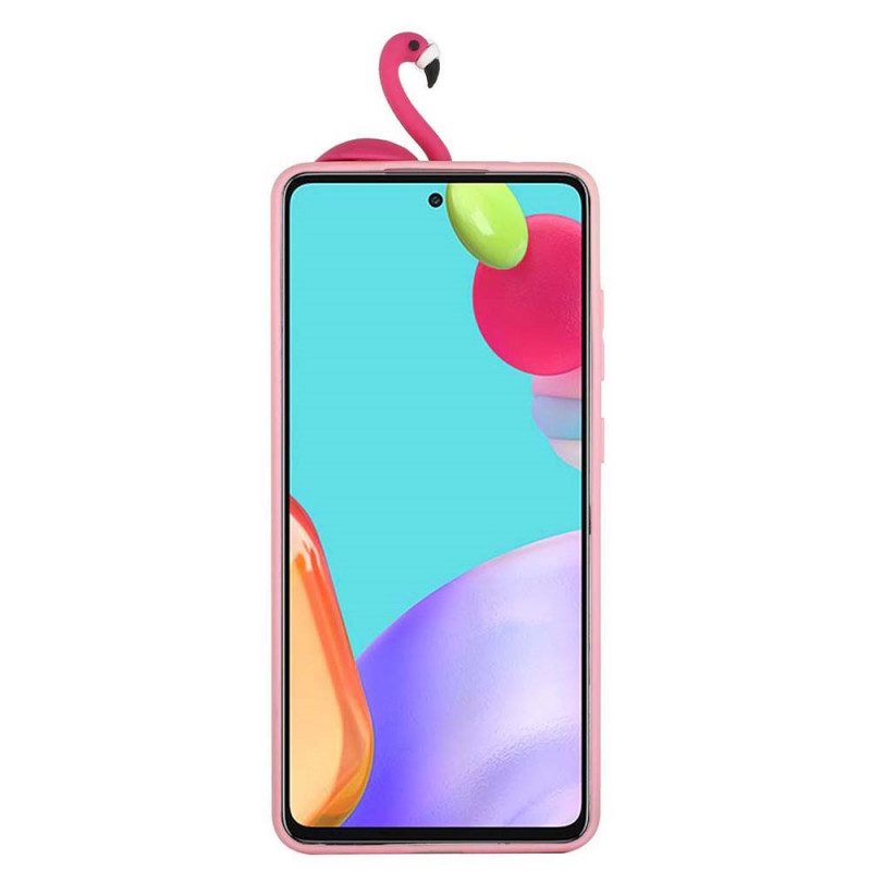 Hoesje voor Samsung Galaxy A33 5G 3d-flamingo