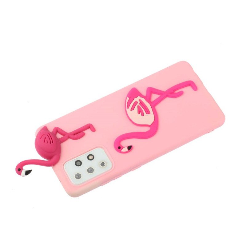 Hoesje voor Samsung Galaxy A33 5G 3d-flamingo