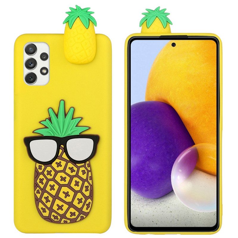 Hoesje voor Samsung Galaxy A33 5G Ananas 3d-bril