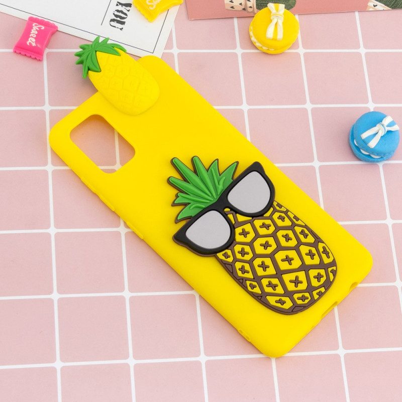 Hoesje voor Samsung Galaxy A33 5G Ananas 3d-bril