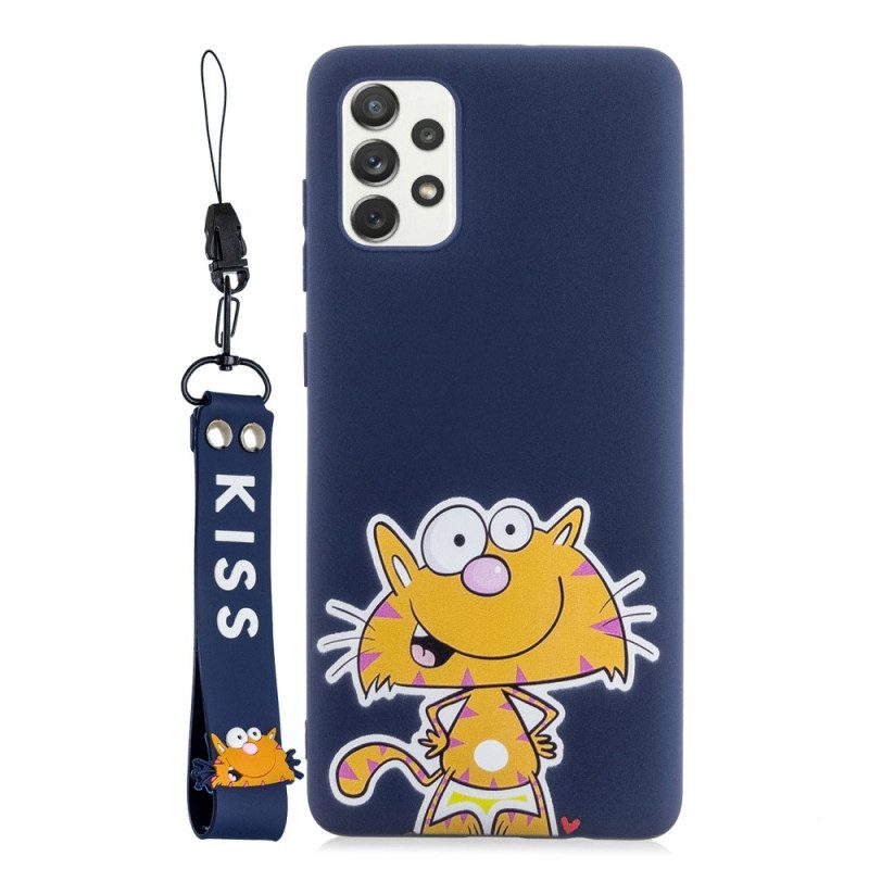 Hoesje voor Samsung Galaxy A33 5G Cartoon Met Sleutelkoord