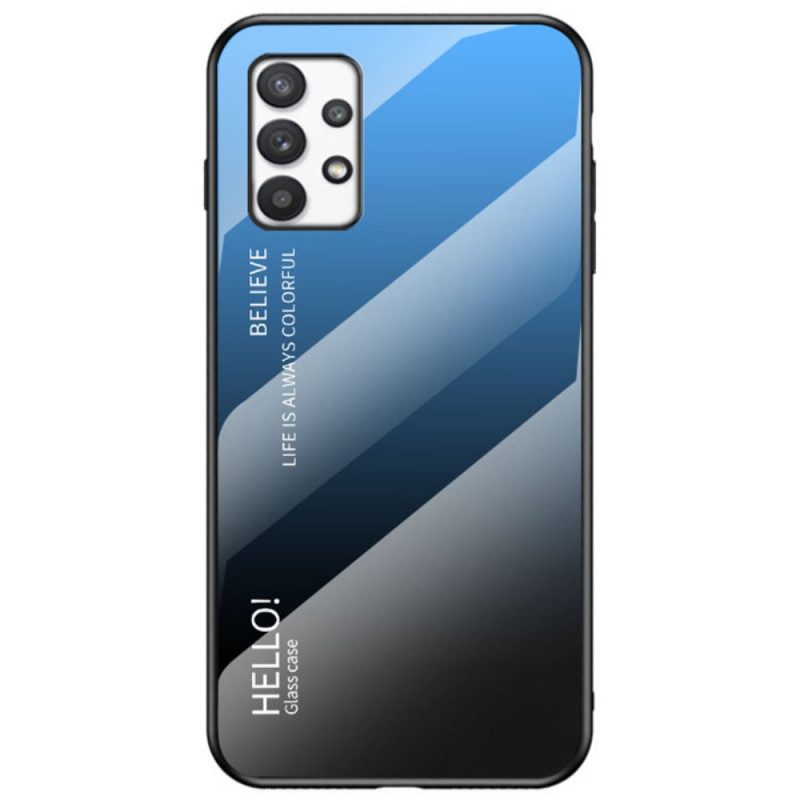 Hoesje voor Samsung Galaxy A33 5G Gehard Glas Hallo