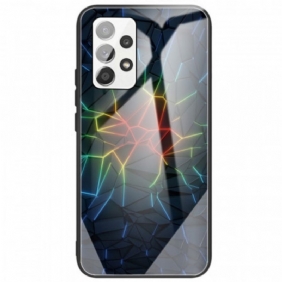 Hoesje voor Samsung Galaxy A33 5G Geometrie Gehard Glas