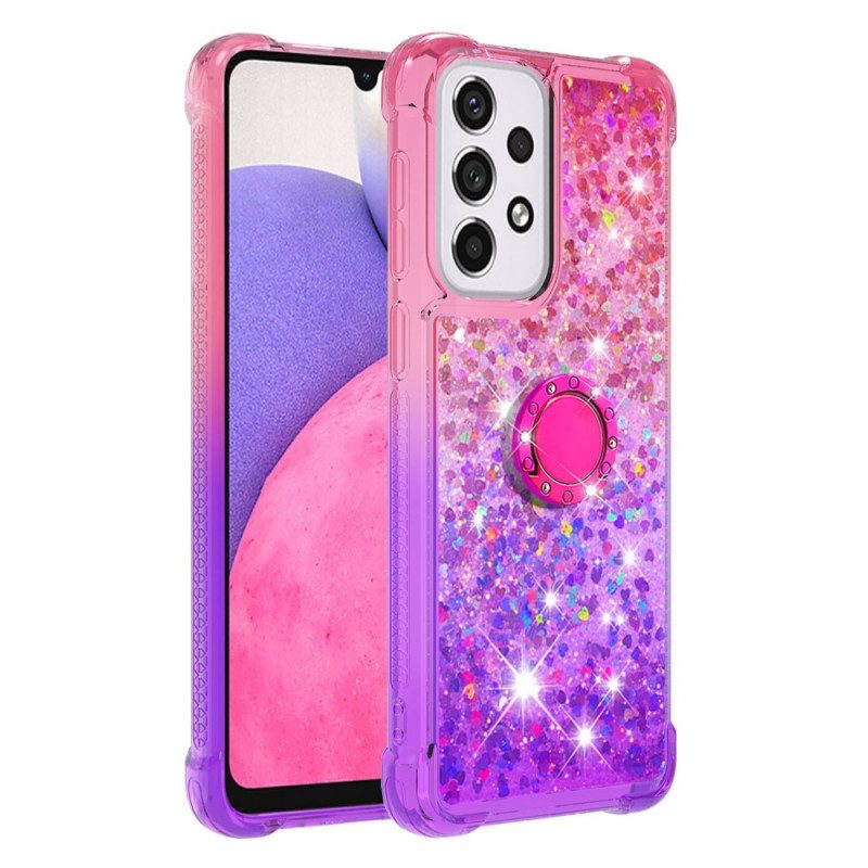 Hoesje voor Samsung Galaxy A33 5G Glitter Ringbeugel