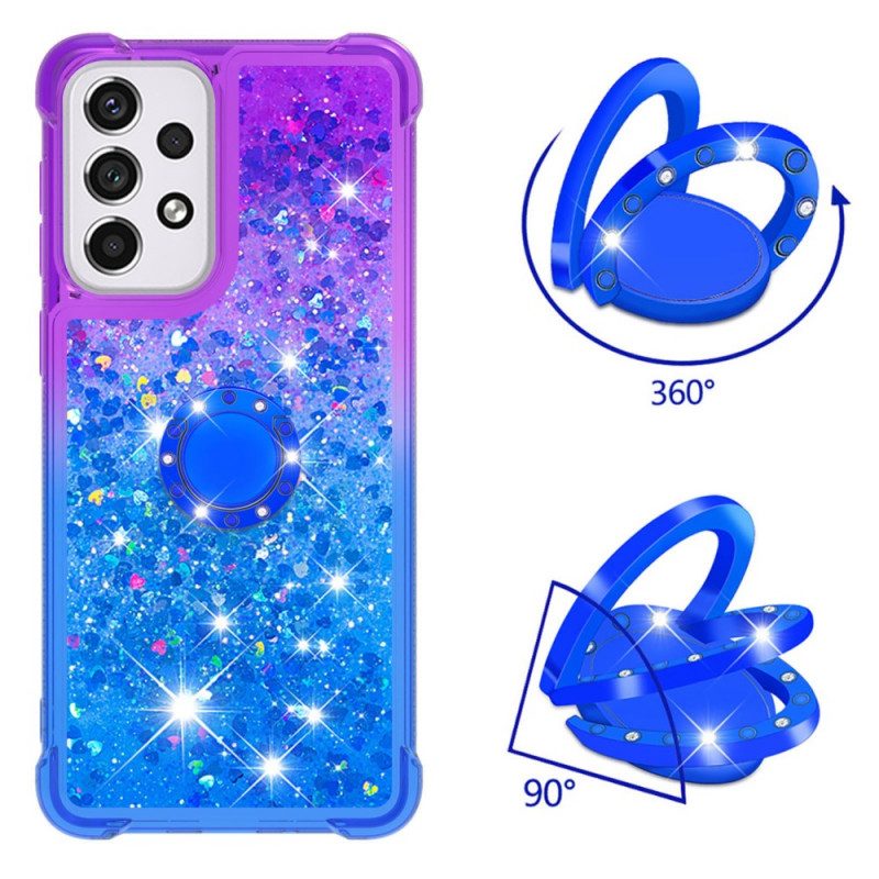 Hoesje voor Samsung Galaxy A33 5G Glitter Ringbeugel