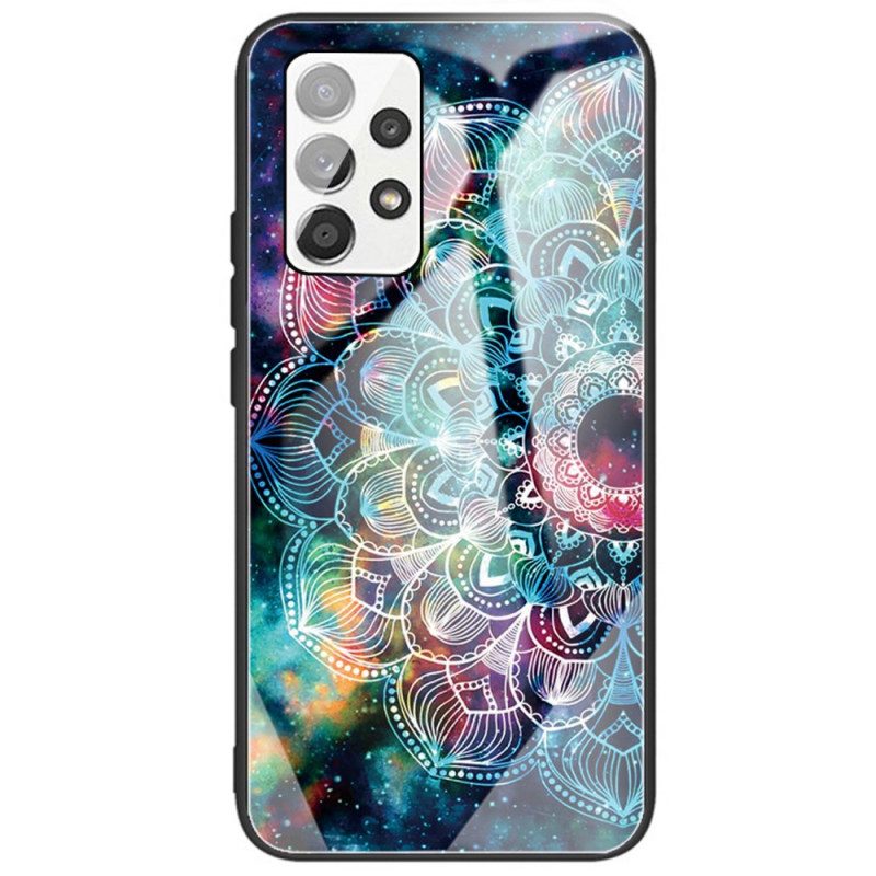 Hoesje voor Samsung Galaxy A33 5G Mandala Gehard Glas