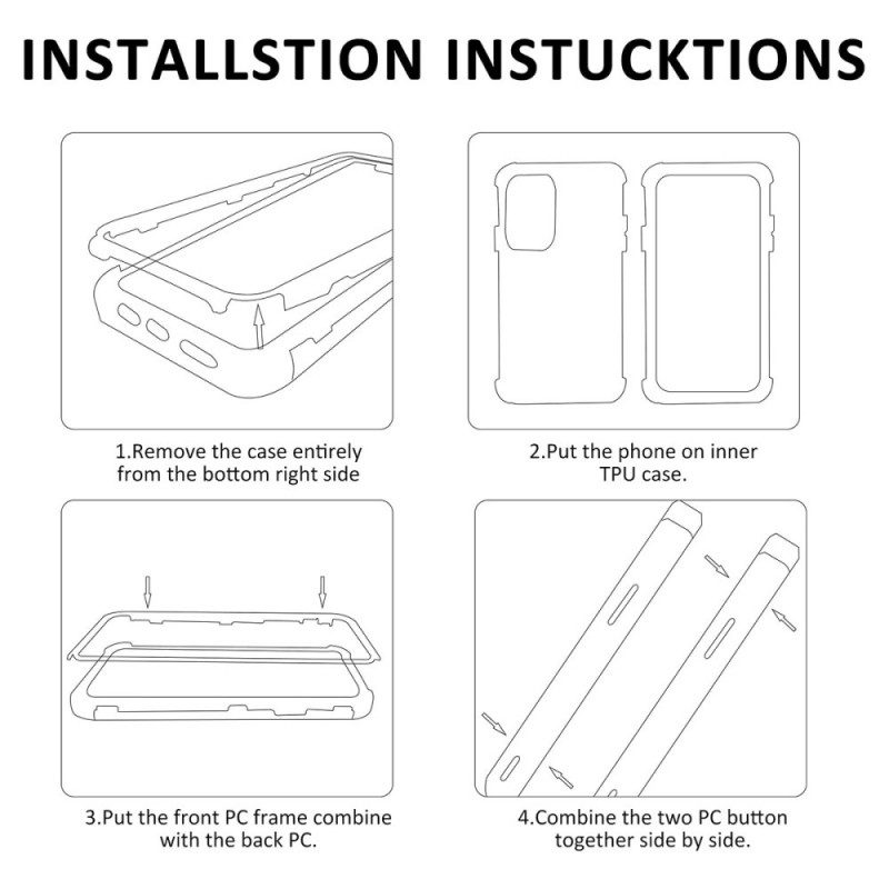 Hoesje voor Samsung Galaxy A33 5G Met Screenprotector