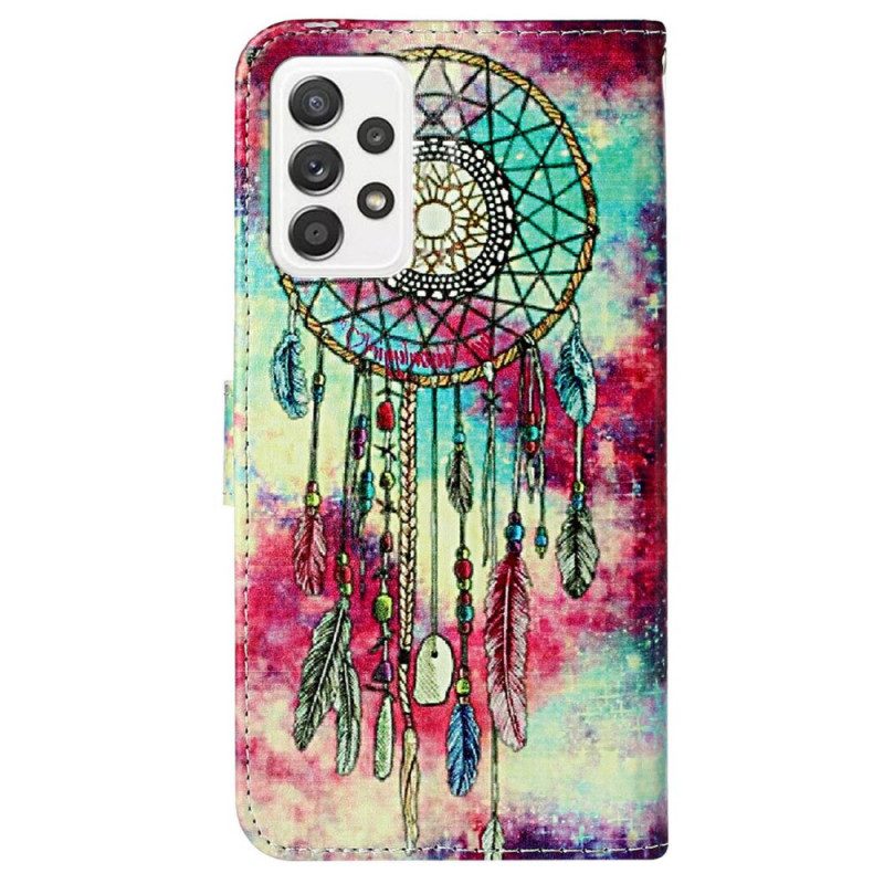 Leren Hoesje voor Samsung Galaxy A33 5G De Dreamcatcher-stijl