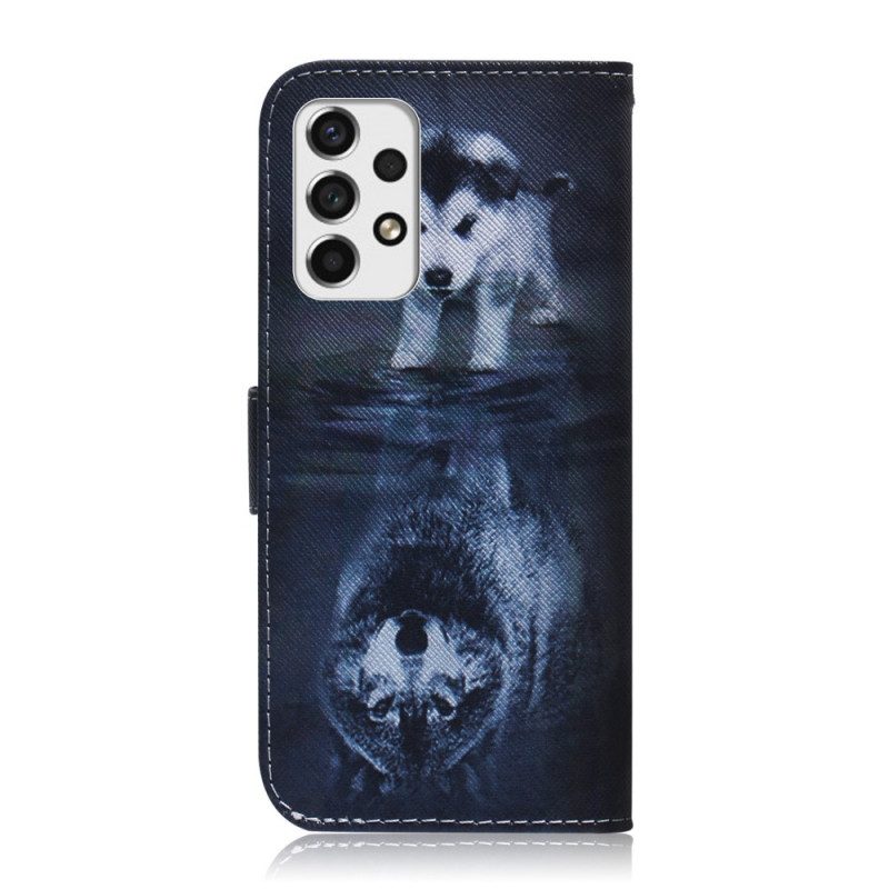 Leren Hoesje voor Samsung Galaxy A33 5G Ernesto De Wolf