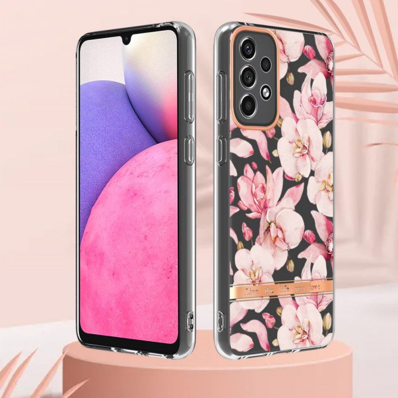 Telefoonhoesje voor Samsung Galaxy A33 5G Naadloze Bloemen