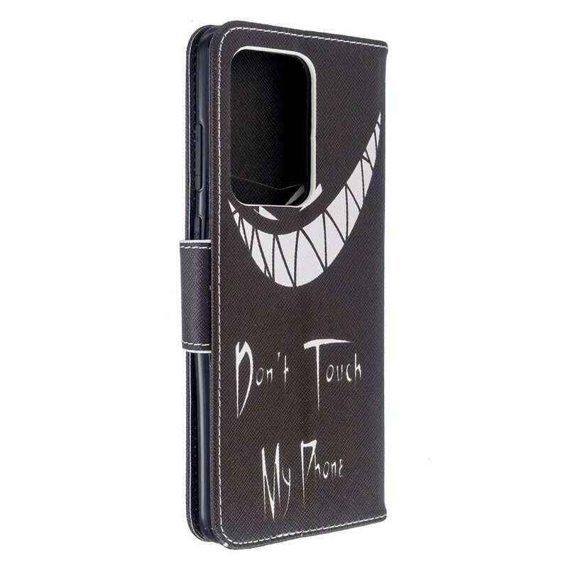 Flip Case voor Samsung Galaxy S20 Ultra Duivels Telefoon