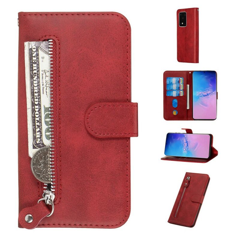 Folio-hoesje voor Samsung Galaxy S20 Ultra Vintage Portemonnee