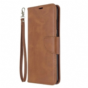 Leren Hoesje voor Samsung Galaxy S20 Ultra Folio-hoesje Gladde Flap Schuin