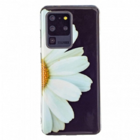 Telefoonhoesje voor Samsung Galaxy S20 Ultra Fluorescerende Bloemenserie