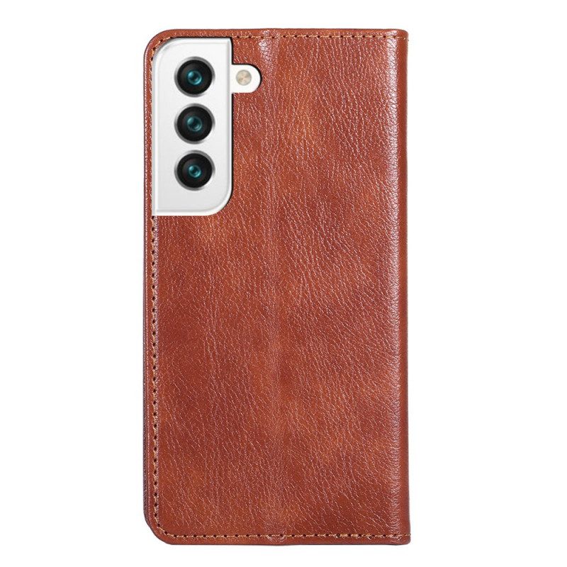 Bescherming Hoesje voor Samsung Galaxy S22 5G Folio-hoesje Effen Kleur