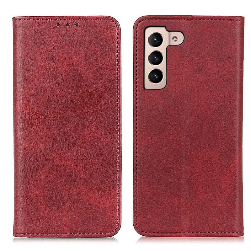 Bescherming Hoesje voor Samsung Galaxy S22 5G Folio-hoesje Elegantie Splitleer