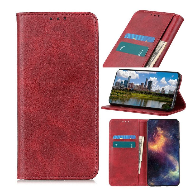 Bescherming Hoesje voor Samsung Galaxy S22 5G Folio-hoesje Elegantie Splitleer