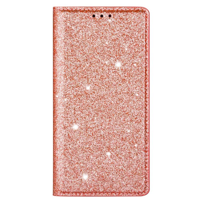 Bescherming Hoesje voor Samsung Galaxy S22 5G Folio-hoesje Paillettenstijl