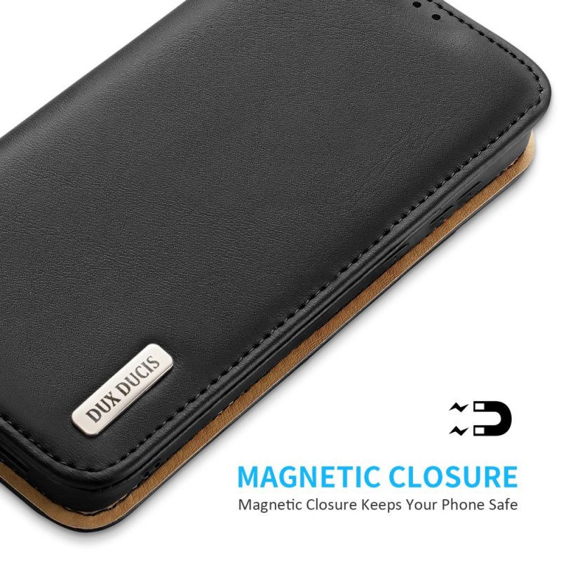 Bescherming Hoesje voor Samsung Galaxy S22 5G Folio-hoesje Rfid Dux Ducis