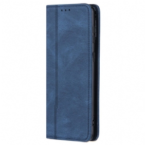 Bescherming Hoesje voor Samsung Galaxy S22 5G Folio-hoesje Stijl Lederen Lijn