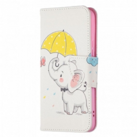 Flip Case voor Samsung Galaxy S22 5G Baby Olifant