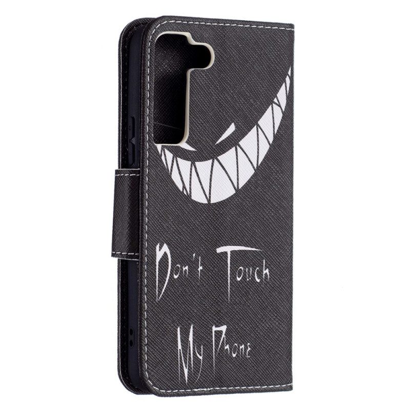 Flip Case voor Samsung Galaxy S22 5G Duivels Telefoon