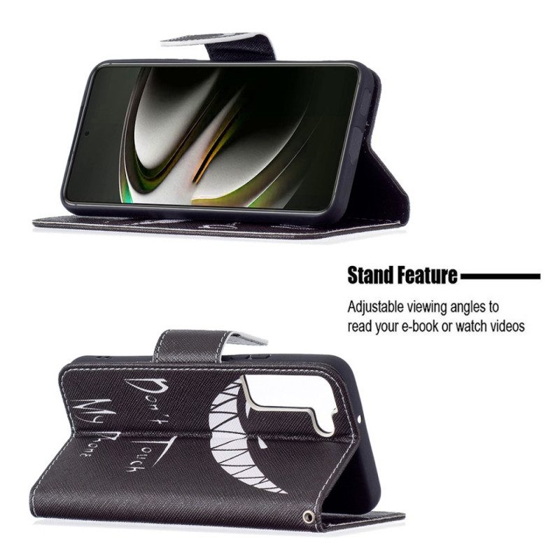 Flip Case voor Samsung Galaxy S22 5G Duivels Telefoon