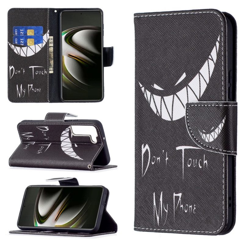 Flip Case voor Samsung Galaxy S22 5G Duivels Telefoon