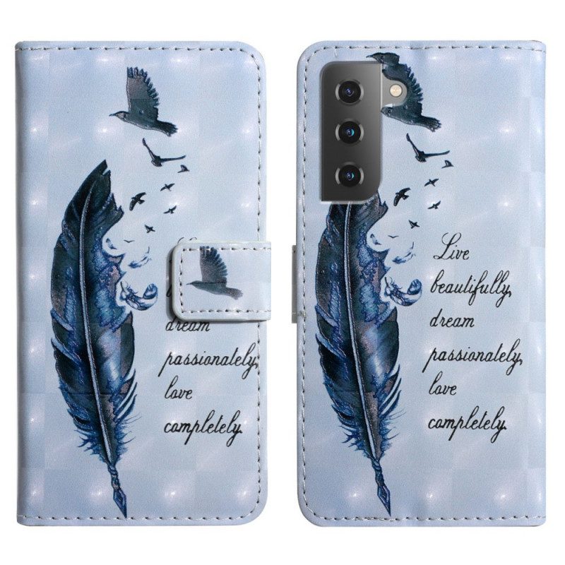 Flip Case voor Samsung Galaxy S22 5G Veer Voordat Je Vliegt