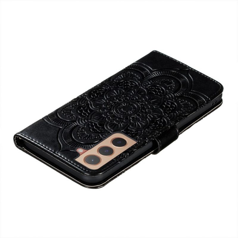 Flip Case voor Samsung Galaxy S22 5G Volledige Mandala