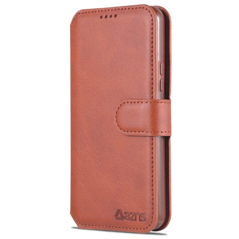 Folio-hoesje voor Samsung Galaxy S22 5G Azns Retro