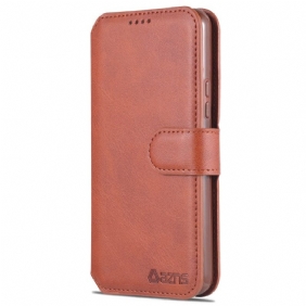 Folio-hoesje voor Samsung Galaxy S22 5G Azns Retro