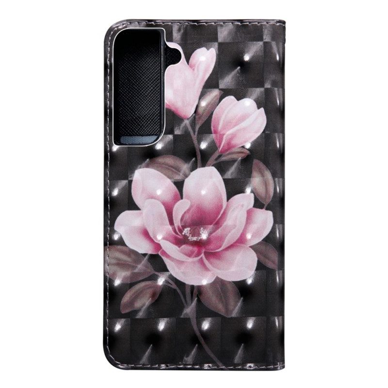 Folio-hoesje voor Samsung Galaxy S22 5G Bloesem Bloemen