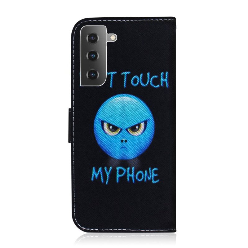 Folio-hoesje voor Samsung Galaxy S22 5G Emoji-telefoon