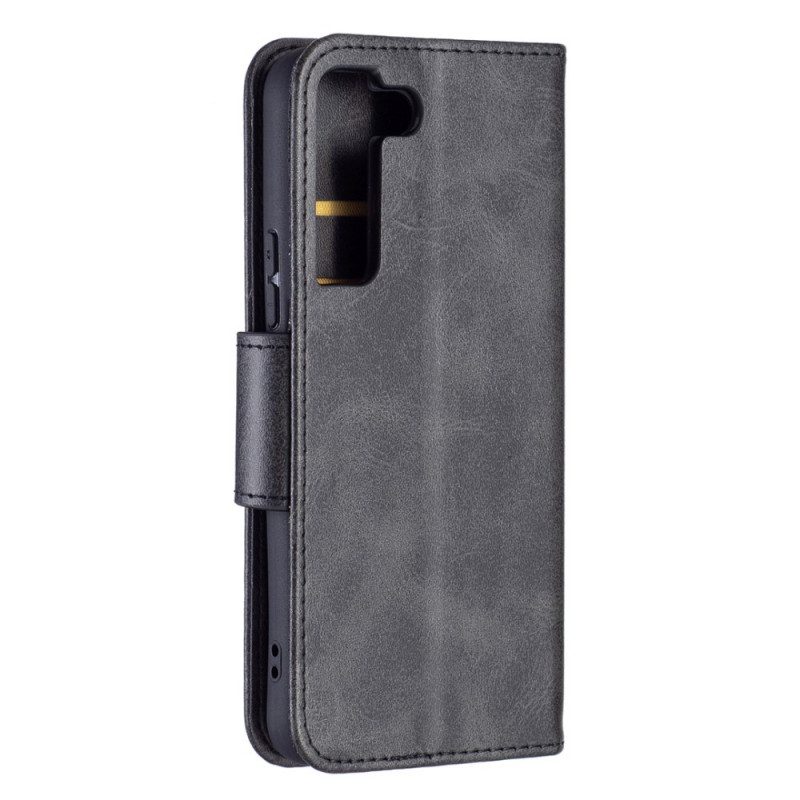 Folio-hoesje voor Samsung Galaxy S22 5G Flip Case Gladde Flap Schuin