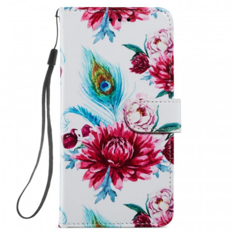 Folio-hoesje voor Samsung Galaxy S22 5G Intense Bloemen