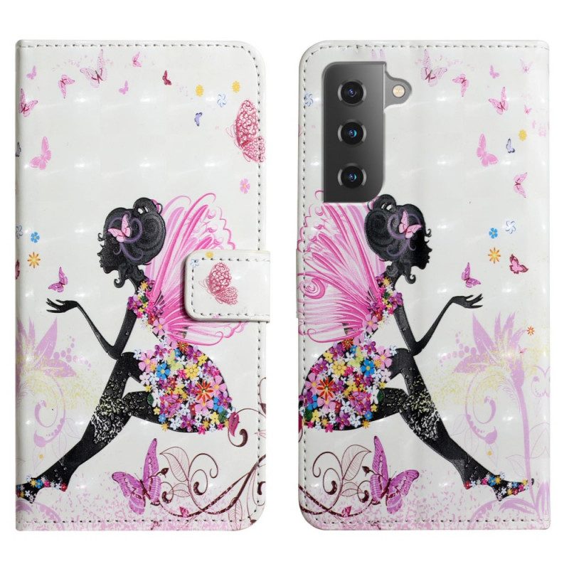 Folio-hoesje voor Samsung Galaxy S22 5G Magische Fee