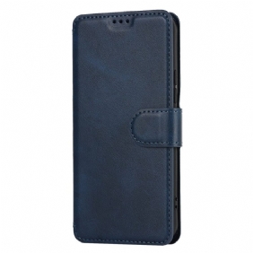 Folio-hoesje voor Samsung Galaxy S22 5G Mat Vintage Leereffect