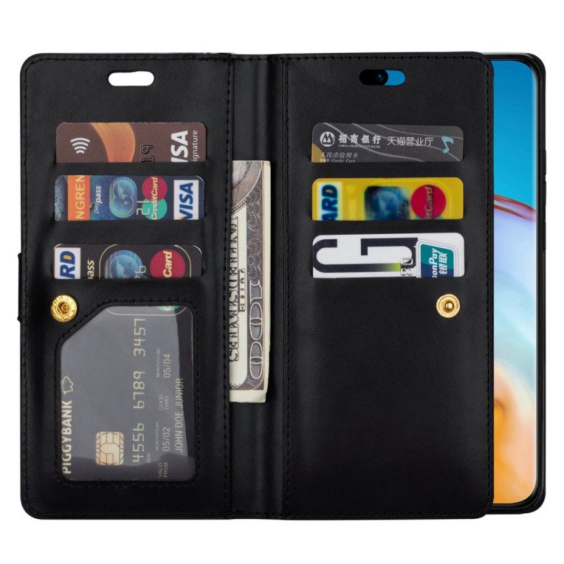 Folio-hoesje voor Samsung Galaxy S22 5G Portemonnee & Lanyard