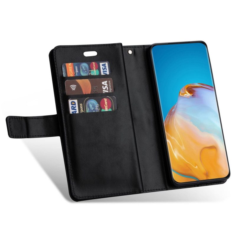 Folio-hoesje voor Samsung Galaxy S22 5G Portemonnee & Lanyard