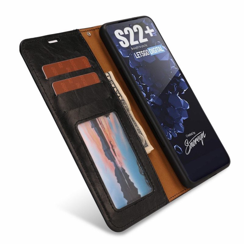 Hoesje Folio-hoesje voor Samsung Galaxy S22 5G Afneembaar