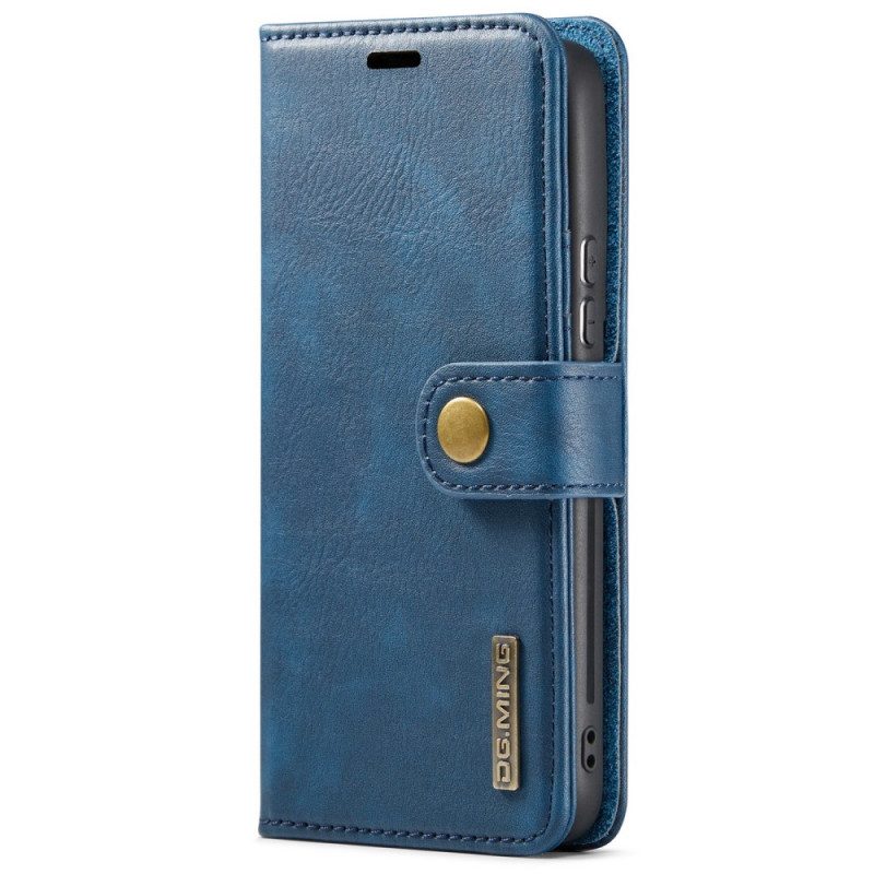 Hoesje Leren Hoesje voor Samsung Galaxy S22 5G Dg.ming Afneembaar