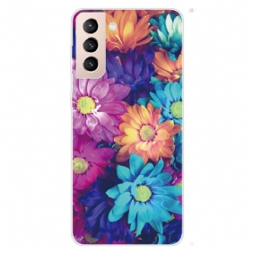 Hoesje voor Samsung Galaxy S22 5G Flexibele Bloemen