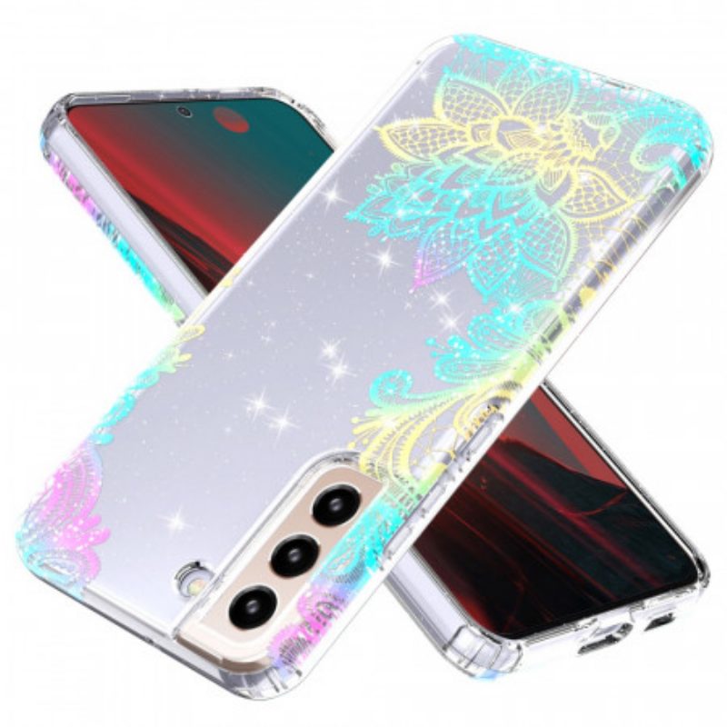 Hoesje voor Samsung Galaxy S22 5G Flexibele Siliconen Mandala